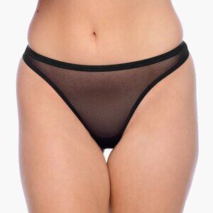 3 pack of Cosabella Soire New Thongs M/L (2 Black, 1 White)